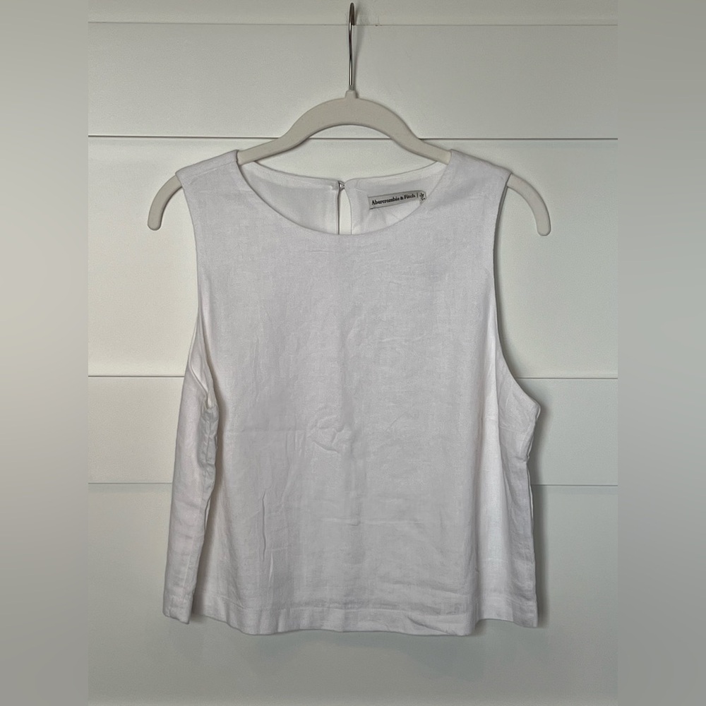 Abercrombie & Fitch Linen Tank Top